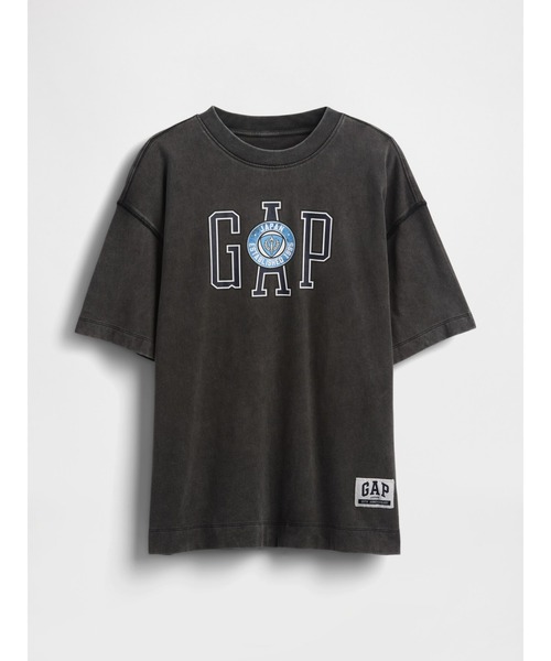 GAP 30周年 レディースLサイズ ネイビー セール】30th アニバーサリー オーバーサイズ GAPロゴTシャツ（T