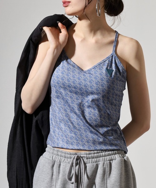 Guess(ゲス)の「GUESS GJ LOGOMANIA ACTIVE TOP タンクトップ(タンクトップ・レディース・ライトブルー/ブルー/ブラウン/ピンク・S/M)」の14枚目の写真
