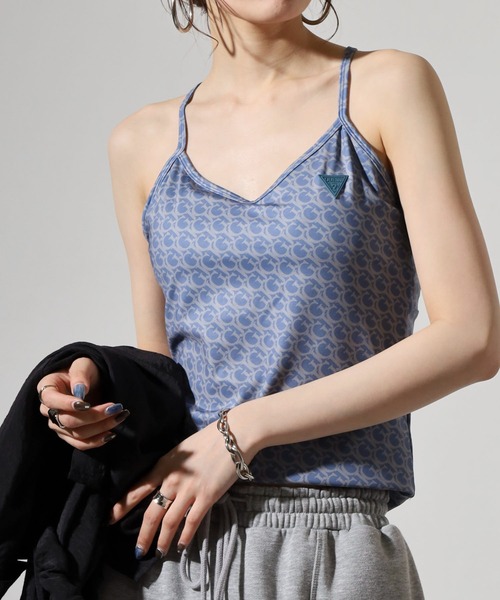 Guess(ゲス)の「GUESS GJ LOGOMANIA ACTIVE TOP タンクトップ(タンクトップ・レディース・ライトブルー/ブルー/ブラウン/ピンク・S/M)」の16枚目の写真