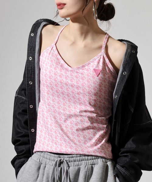 Guess(ゲス)の「GUESS GJ LOGOMANIA ACTIVE TOP タンクトップ(タンクトップ・レディース・ライトブルー/ブルー/ブラウン/ピンク・S/M)」の17枚目の写真