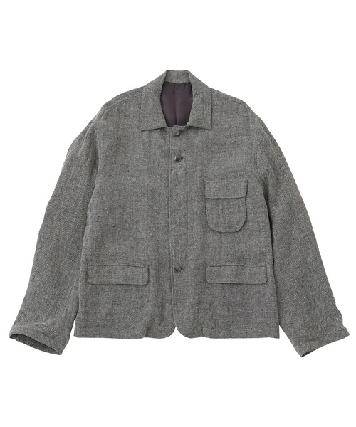 URU TOKYO(ウルトーキョー)の「【URU TOKYO】Short blouson(ブルゾン・メンズ・ライトベージュ/ブラック・1/2)」の2枚目の写真