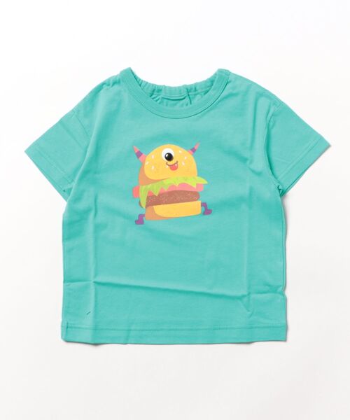 HAKKA BABY（ハッカベビー）の「[ベビー]カラーパレットプリント接触冷感Tシャツ（Tシャツ/カットソー・キッズ・ブラック/ブルー/ホワイト/レッド/ピンク/イエロー・L）」の3枚目の写真