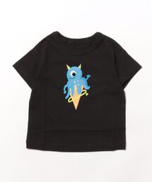 [ベビー]カラーパレットプリント接触冷感Tシャツ