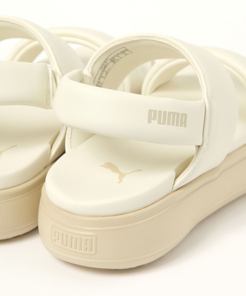 studio CLIP（スタディオクリップ）の「【PUMA】MAYU PAFFY SANDAL（サンダル・レディース・オフホワイト/ブラック・MEDIUM/LARGE）」の17枚目の写真