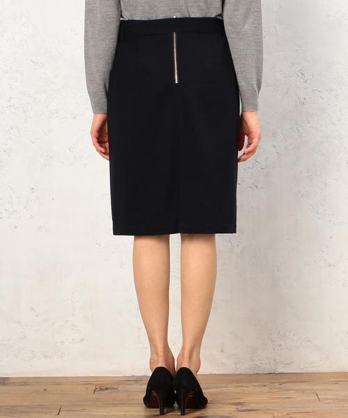 green label relaxing（グリーンレーベルリラクシング）の「CB TR STRC TT BELT スカート◆（スカート・レディース・オリーブ/ネイビー・38/40）」の3枚目の写真