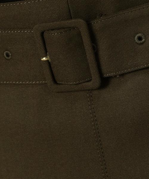 green label relaxing（グリーンレーベルリラクシング）の「CB TR STRC TT BELT スカート◆（スカート・レディース・オリーブ/ネイビー・38/40）」の7枚目の写真