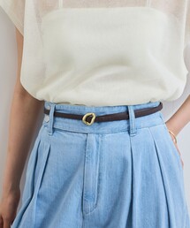 VIS | 10ｍｍ巾変形メタルバックルピンレスベルト(ベルト)