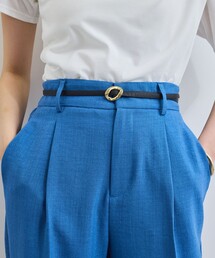 VIS | 10ｍｍ巾変形メタルバックルピンレスベルト(ベルト)