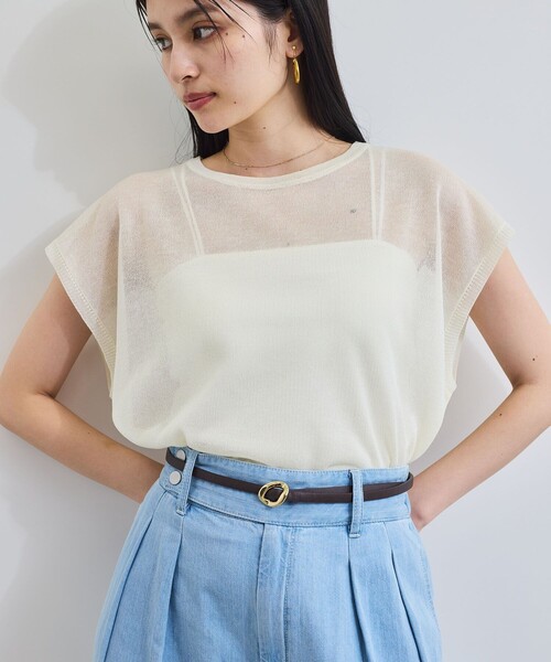 VIS（ビス）の「10ｍｍ巾変形メタルバックルピンレスベルト（ベルト・レディース・ダークブラウン/ブラック・FREE）」の9枚目の写真