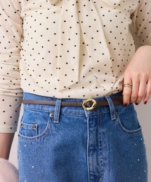 VIS | 10mm巾変形メタルバックルピンレスベルト(ベルト)