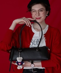 BONLECILL Marche（ボンルシールマルシェ）の「【BONLECILL Marche】ロングハンドルハトメスクエアバッグ（ハンドバッグ・メンズ）」