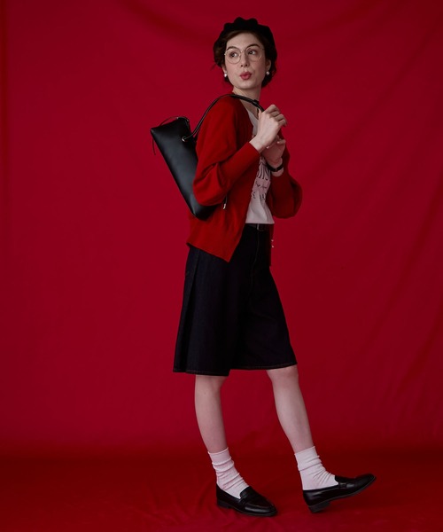 BONLECILL Marche(ボンルシールマルシェ)の「【BONLECILL Marche】ロングハンドルハトメスクエアバッグ(ハンドバッグ・レディース・ブルー/イエロー/ブラック/ブラウン/ホワイト・FREE)」の16枚目の写真