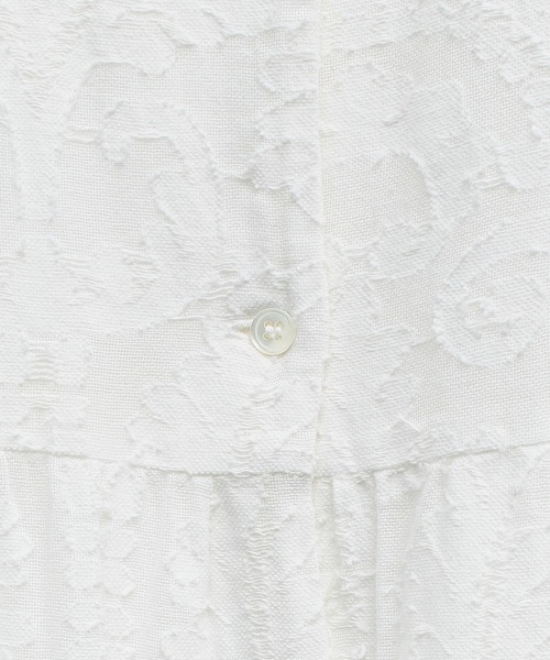 ROSE BUD（ローズバッド）の「SLEEVELESS JACQUARD COMBINAISON（つなぎ/オールインワン・レディース・ホワイト/ブラック・ONE SIZE）」の13枚目の写真