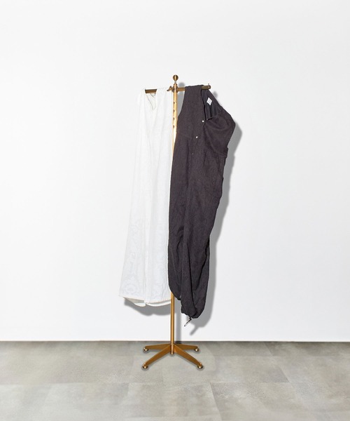 ROSE BUD（ローズバッド）の「SLEEVELESS JACQUARD COMBINAISON（つなぎ/オールインワン・レディース・ホワイト/ブラック・ONE SIZE）」の8枚目の写真