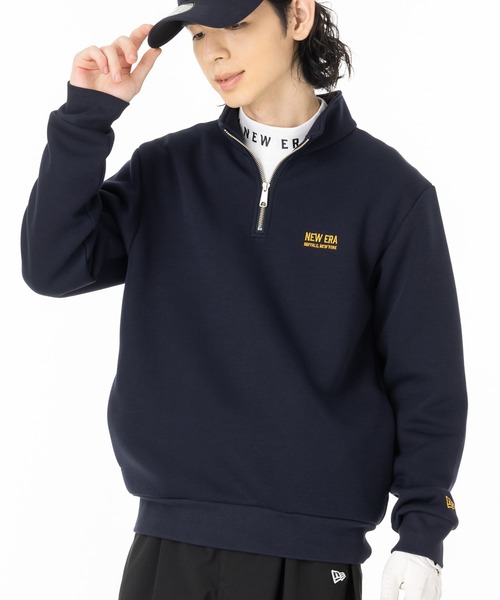 ニューエラゴルフ テックスウェット ハーフジップ（スウェット