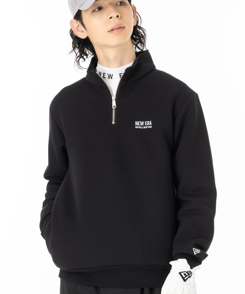 美品 NEW ERA ニューエラ テック スウェット ハーフジップ テックスウェット ハーフジップ プルオーバー グレー | ゴルフ