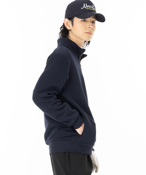 ニューエラゴルフ テックスウェット ハーフジップ（スウェット