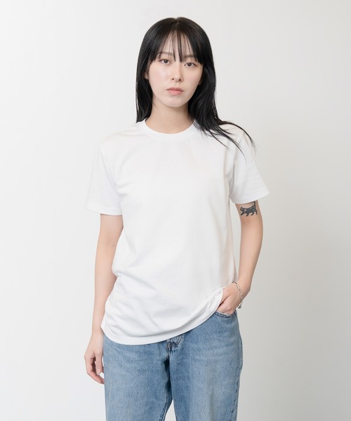 Knuu(ヌウ)の「9.5oz Women’s Heavy T-Shirt(Tシャツ/カットソー・レディース・ブラック/ホワイト・MEDIUM/SMALL)」の1枚目の写真