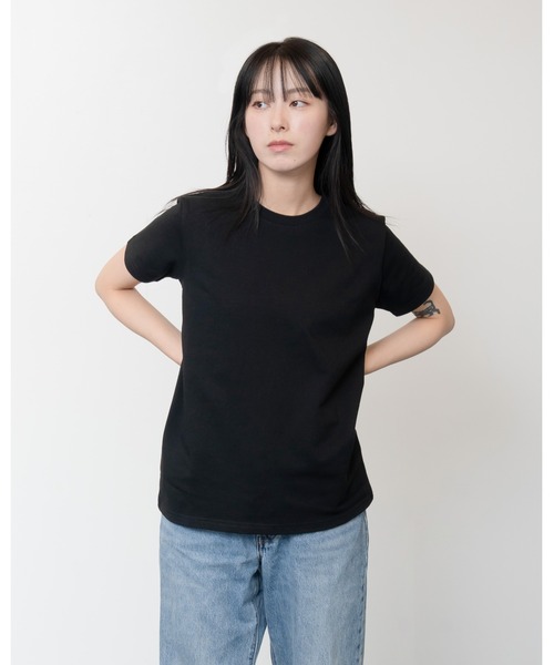 Knuu(ヌウ)の「9.5oz Women’s Heavy T-Shirt(Tシャツ/カットソー・レディース・ブラック/ホワイト・MEDIUM/SMALL)」の2枚目の写真
