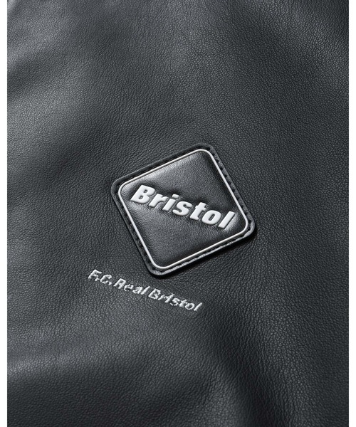 F.C.Real Bristol（エフシーレアルブリストル）の「LEATHER TRACK JACKET（ブルゾン・メンズ・ブラック・LARGE/MEDIUM/X-LARGE/SMALL/XX-LARGE）」の5枚目の写真