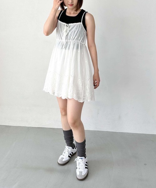 archives（アルシーヴ）の「’ストライプアソートニットタンク’（タンクトップ・レディース・ブラック/ベージュ/モカ・MEDIUM）」の4枚目の写真