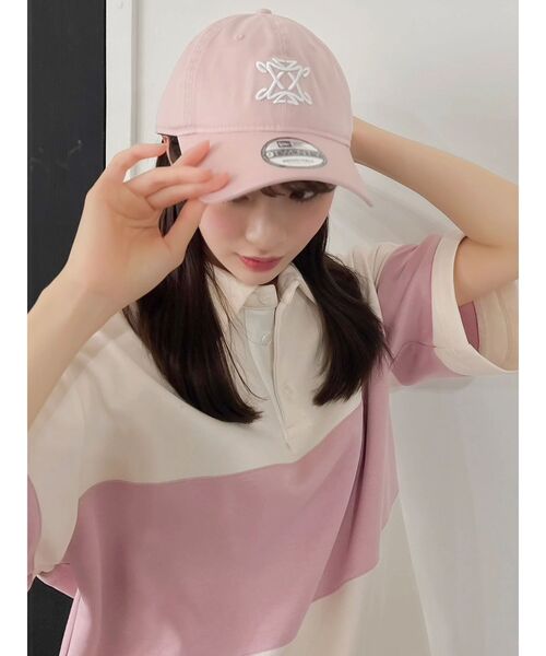NEW ERA（ニューエラ）の「【NEW ERA×dazzlin】9TWENTY（キャップ・レディース・ピンク/その他1・FREE）」の2枚目の写真