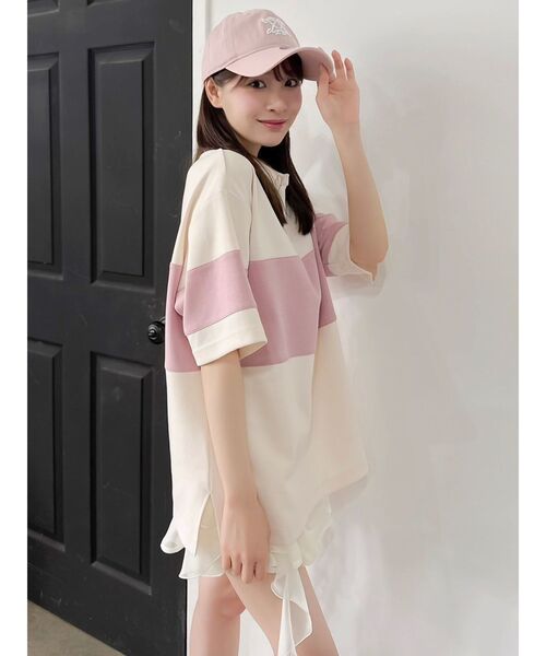 NEW ERA（ニューエラ）の「【NEW ERA×dazzlin】9TWENTY（キャップ・レディース・ピンク/その他1・FREE）」の4枚目の写真