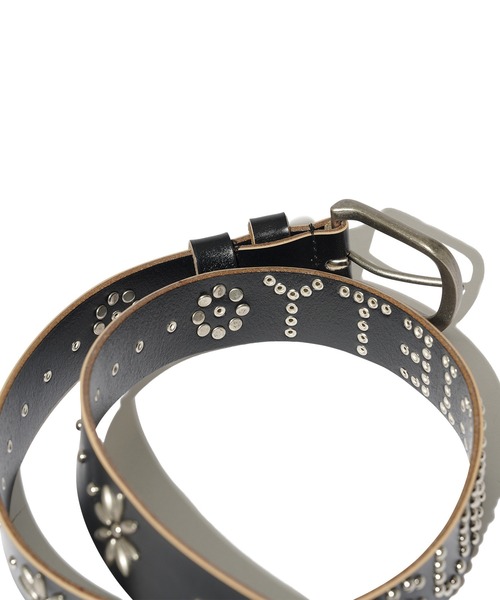 Subciety（サブサエティ）の「Studs  leather belt（ベルト・メンズ・ブラウン/ブラック・FREE）」の20枚目の写真