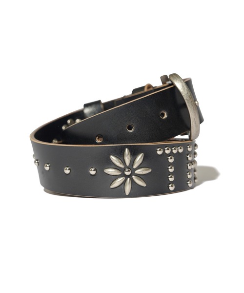 Subciety（サブサエティ）の「Studs  leather belt（ベルト・メンズ・ブラウン/ブラック・FREE）」の22枚目の写真