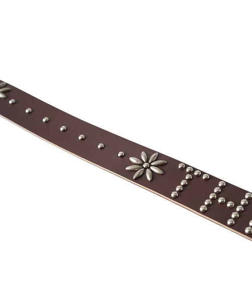 Subciety（サブサエティ）の「Studs  leather belt（ベルト・メンズ・ブラウン/ブラック・FREE）」の17枚目の写真