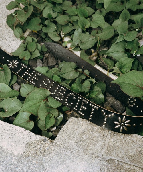Subciety（サブサエティ）の「Studs  leather belt（ベルト・メンズ・ブラウン/ブラック・FREE）」の9枚目の写真