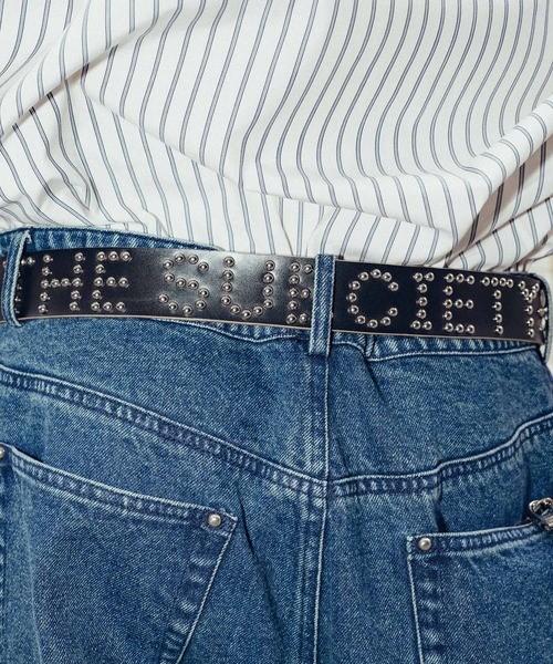 Subciety（サブサエティ）の「Studs  leather belt（ベルト・メンズ・ブラウン/ブラック・FREE）」の10枚目の写真