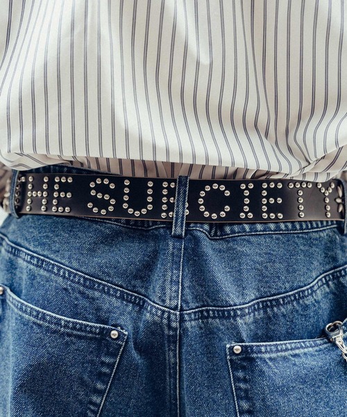 Subciety（サブサエティ）の「Studs  leather belt（ベルト・メンズ・ブラウン/ブラック・FREE）」の12枚目の写真