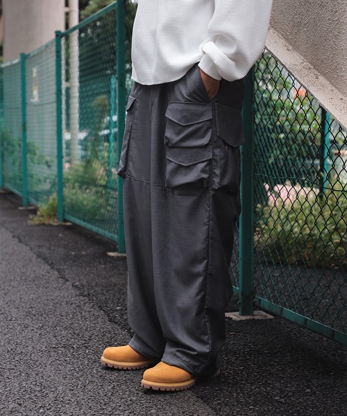 NULL（ヌル）の「【別注】NULL / Outside Slacks（その他パンツ・メンズ・ブラック/グレー・LARGE/MEDIUM/SMALL/X-LARGE）」の6枚目の写真