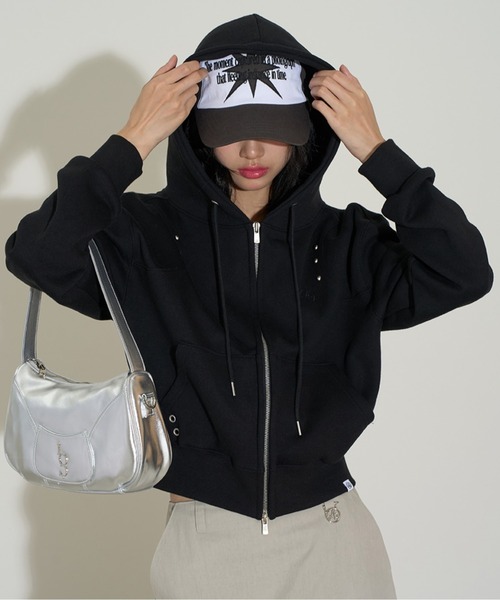 ILLIGO（イリゴ）の「◇ILLIGO◇シグネチャー バッグ　SIGNATURE BAG（ショルダーバッグ・レディース・ブラック/シルバー・FREE）」の10枚目の写真