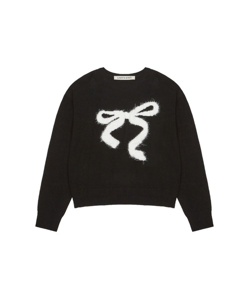 LARTIGENT(ラーティゼン)の「L6 RIBBON MIX KNIT(ニット/セーター・レディース・ブラック/グレー・FREE)」の13枚目の写真