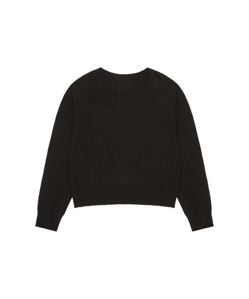 LARTIGENT(ラーティゼン)の「L6 RIBBON MIX KNIT(ニット/セーター・レディース・ブラック/グレー・FREE)」の14枚目の写真