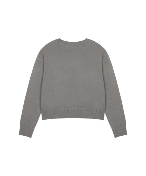 LARTIGENT(ラーティゼン)の「L6 RIBBON MIX KNIT(ニット/セーター・レディース・ブラック/グレー・FREE)」の16枚目の写真