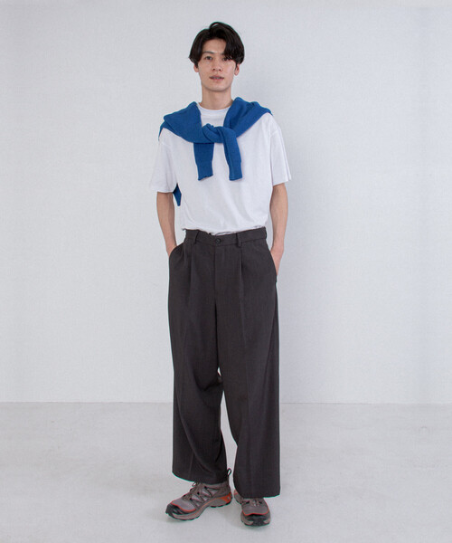 FREAK'S STORE(フリークスストア)の「限定展開 ローソン×FREAK'S STORE リラックスフィット コンフォータブル Tシャツ / ローソンフリーク(Tシャツ/カットソー・メンズ・ホワイト/ブラック/チャコールグレー・0/1)」の7枚目の写真
