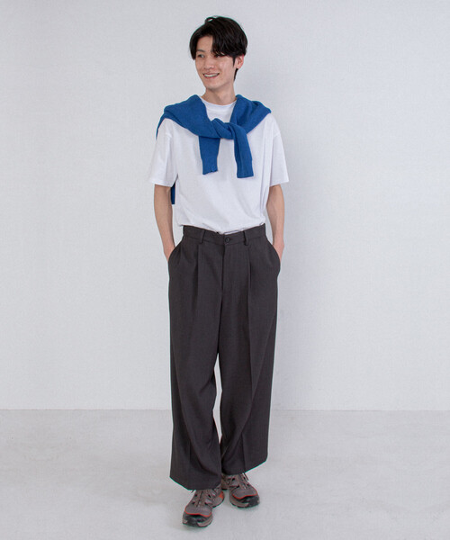 FREAK'S STORE(フリークスストア)の「限定展開 ローソン×FREAK'S STORE リラックスフィット コンフォータブル Tシャツ / ローソンフリーク(Tシャツ/カットソー・メンズ・ホワイト/ブラック/チャコールグレー・0/1)」の9枚目の写真