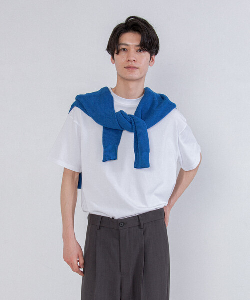 FREAK'S STORE(フリークスストア)の「限定展開 ローソン×FREAK'S STORE リラックスフィット コンフォータブル Tシャツ / ローソンフリーク(Tシャツ/カットソー・メンズ・ホワイト/ブラック/チャコールグレー・0/1)」の11枚目の写真
