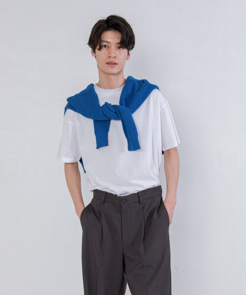 FREAK'S STORE(フリークスストア)の「限定展開 ローソン×FREAK'S STORE リラックスフィット コンフォータブル Tシャツ / ローソンフリーク(Tシャツ/カットソー・メンズ・ホワイト/ブラック/チャコールグレー・0/1)」の13枚目の写真