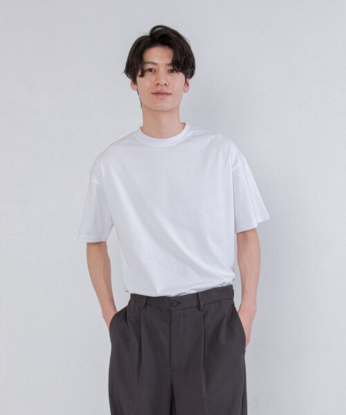 FREAK'S STORE(フリークスストア)の「限定展開 ローソン×FREAK'S STORE リラックスフィット コンフォータブル Tシャツ / ローソンフリーク(Tシャツ/カットソー・メンズ・ホワイト/ブラック/チャコールグレー・0/1)」の14枚目の写真