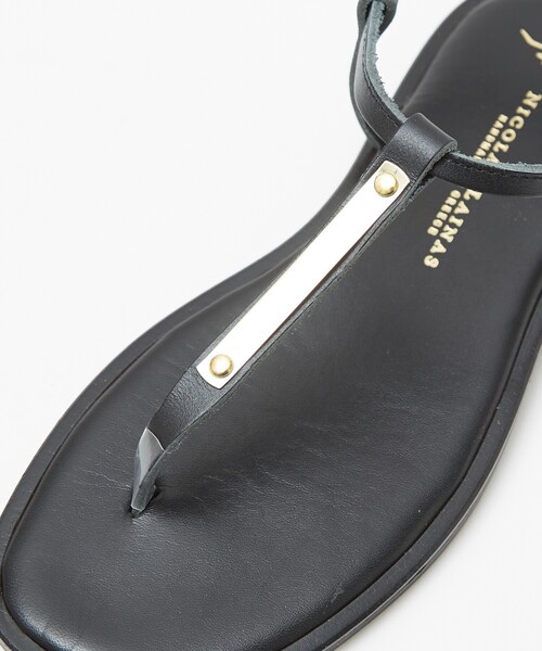 qualite(カリテ)の「【NICOLAS LAINAS】トングストラップサンダル(サンダル・レディース・チョコ・37)」の16枚目の写真