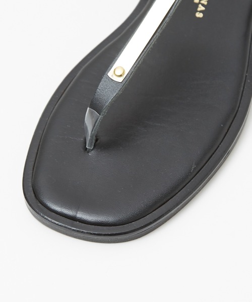 qualite(カリテ)の「【NICOLAS LAINAS】トングストラップサンダル(サンダル・レディース・チョコ・37)」の2枚目の写真