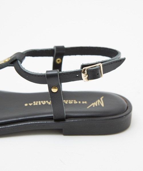 qualite(カリテ)の「【NICOLAS LAINAS】トングストラップサンダル(サンダル・レディース・チョコ・37)」の4枚目の写真