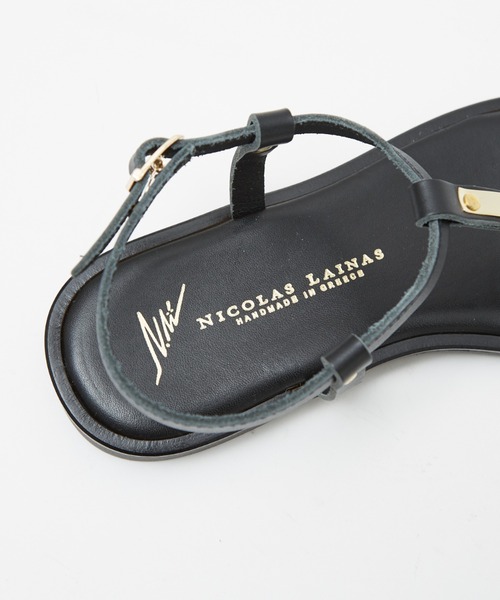 qualite(カリテ)の「【NICOLAS LAINAS】トングストラップサンダル(サンダル・レディース・チョコ・37)」の5枚目の写真