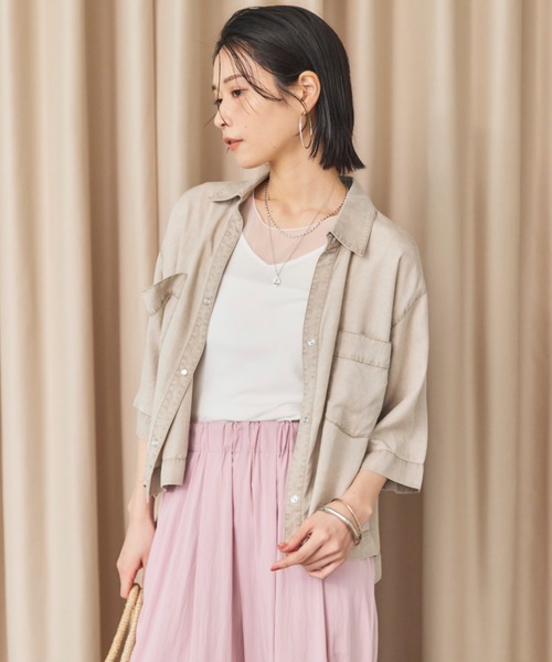 Doux archives（ドゥアルシーヴ）の「切替２ＷＡＹタンクトップ（タンクトップ・レディース・オフホワイト/ブラック・FREE）」の2枚目の写真