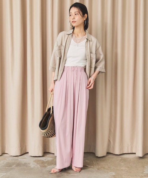 Doux archives（ドゥアルシーヴ）の「切替２ＷＡＹタンクトップ（タンクトップ・レディース・オフホワイト/ブラック・FREE）」の11枚目の写真