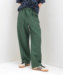 THREE DOTS TURQUOISE（スリードットターコイズ）の「THREE DOTS TURQUOISE× DRESSLAVE / 150D POLYEESTER LINE CURVE PANTS(150Dポリエステルカーブラインパンツ)（スラックス）」